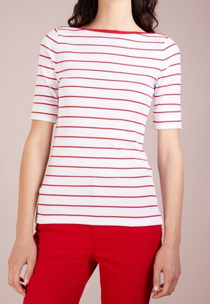 T-shirt med print - white