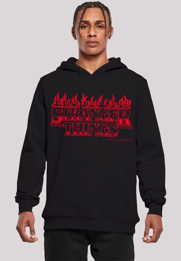 STRANGER THINGS FLAMES NETFLIX TV SERIES - Kapuzenpullover - schwarz