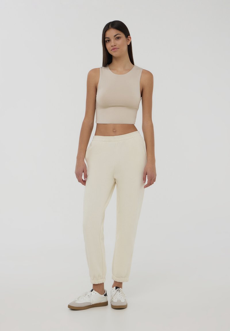 Terranova Pantaloni sportivi - nero beige