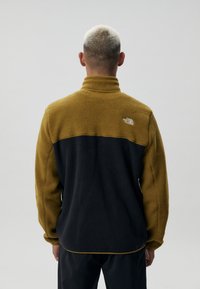 The North Face M YUMIORI 1/4 ZIP - Pulover iz flisa - black/moss green