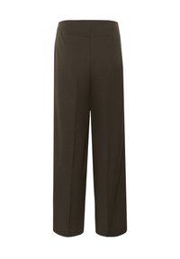 Soaked in Luxury SLLILU WIDE LONG - Kalhoty - brown melange suiting