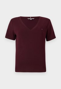 Unselected, deep burgundy