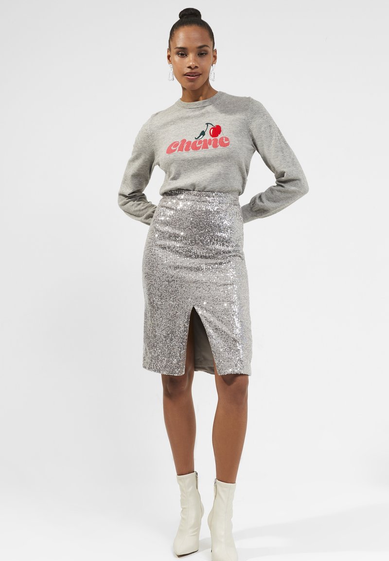 Damen Jeansröcke | French Connection ESHKABleistiftrocksilver/ moon rock/silberfarben - WE58960 Damen Jeansröcke | French Connection ESHKABleistiftrocksilver/ moon rock/silberfarben - WE58960