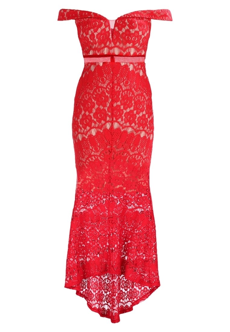 love triangle red dress Love Triangle UO Exclusive Saffi Red Midi Dress