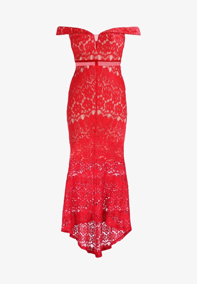 love triangle red dress Love Triangle UO Exclusive Saffi Red Midi Dress