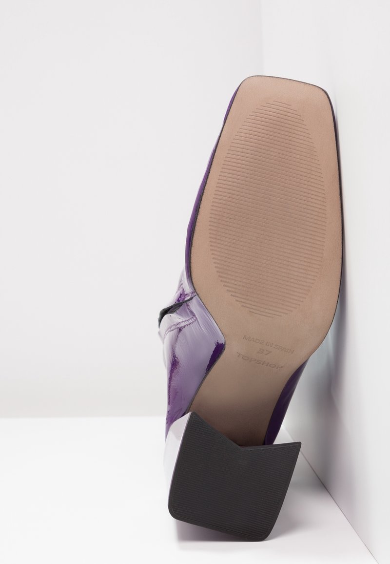 Topshop High heeled ankle boots - purple - (Pre-owned) - Zalando.ie