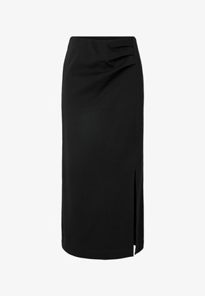 YAS, MAXI SKIRT YASPINA HW - Maksiseelik - black