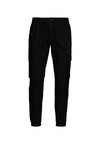 WASHED - Pantaloni cargo - ck black