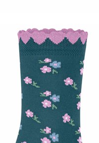 FALKE DITSY FLOWERS - Socken - peacock