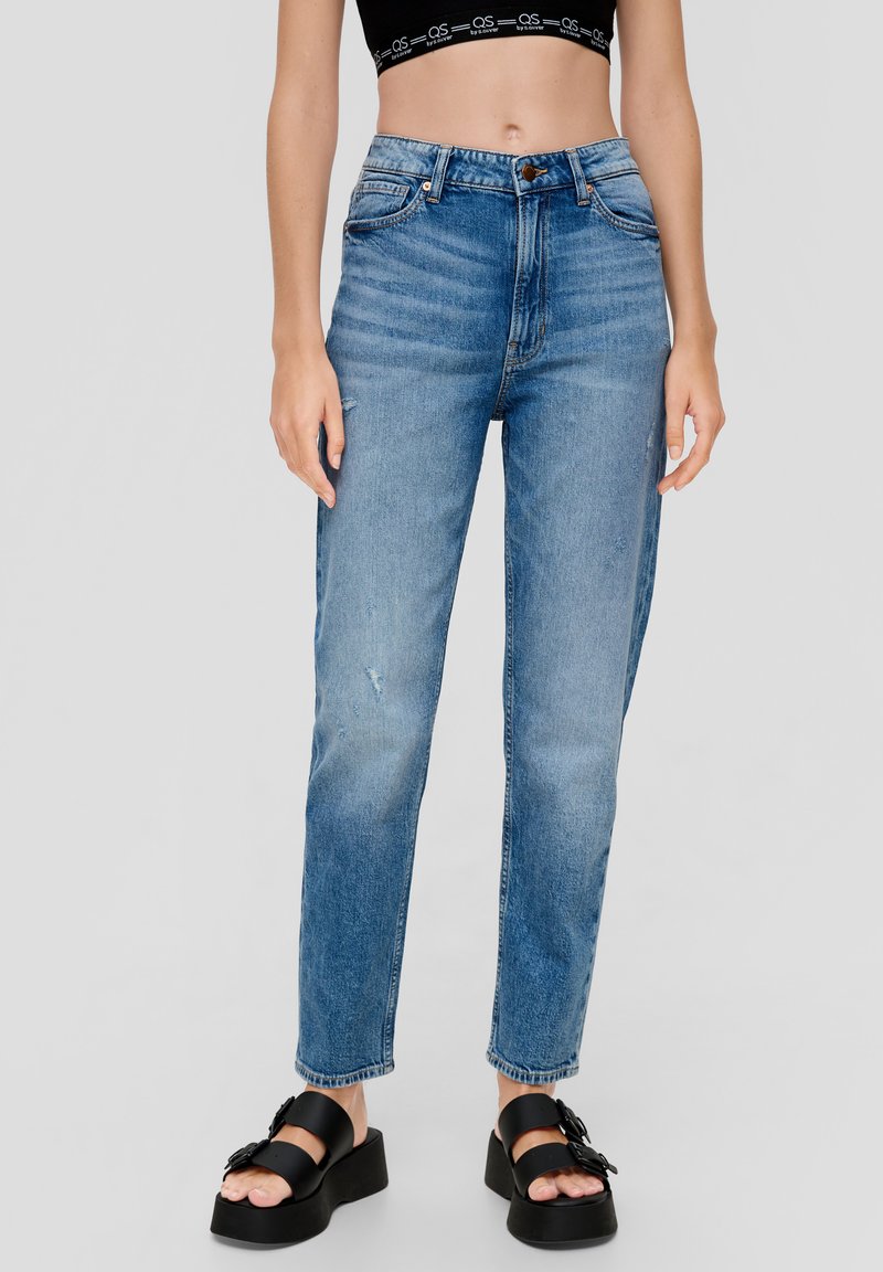 QS ANKLE REGULAR FIT HIGH RISE - Jeansy Zwężane