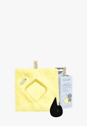 Glov GLOV® DEEP PORE CLEANSING TOWEL FOR WATER-ONLY MAKEUP REMOVAL AND SKIN CLEANSING + HOOK - Skincare Set - baby banana