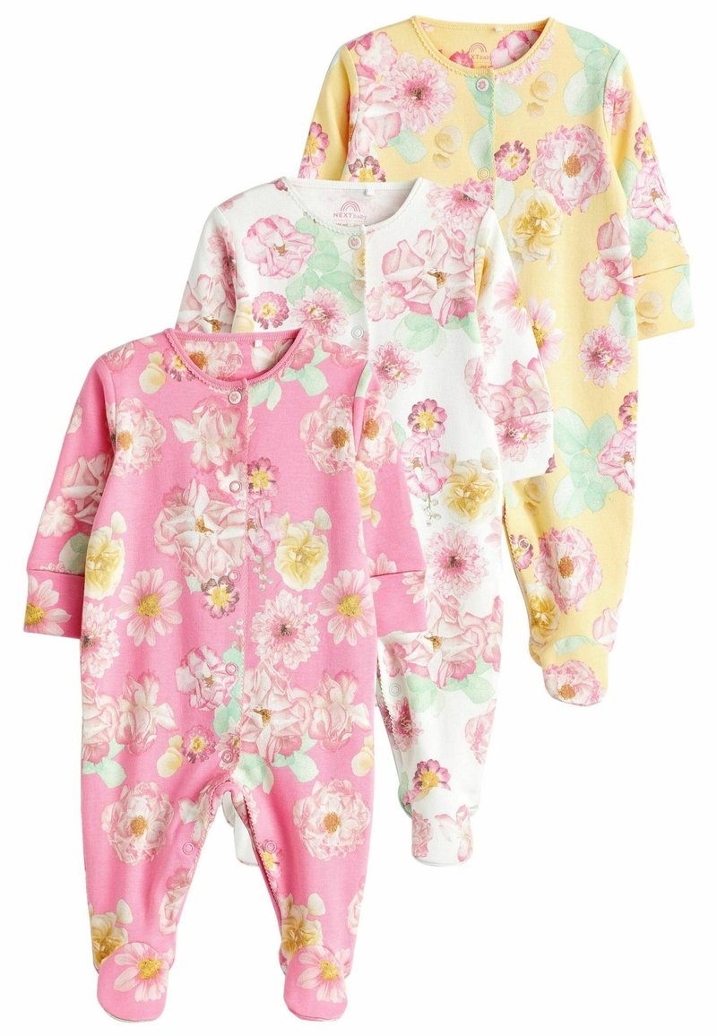 Next - FLORAL 3 PACK  REGULAR FIT - Nattdräkt - floral, Förstora