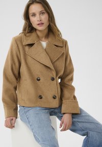 Kaffe JULIA - Blazer - toasted coconut melange