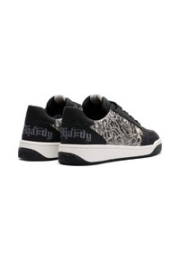 Ed Hardy ACE LOW - FLAMES - Sneakers basse - black/white
