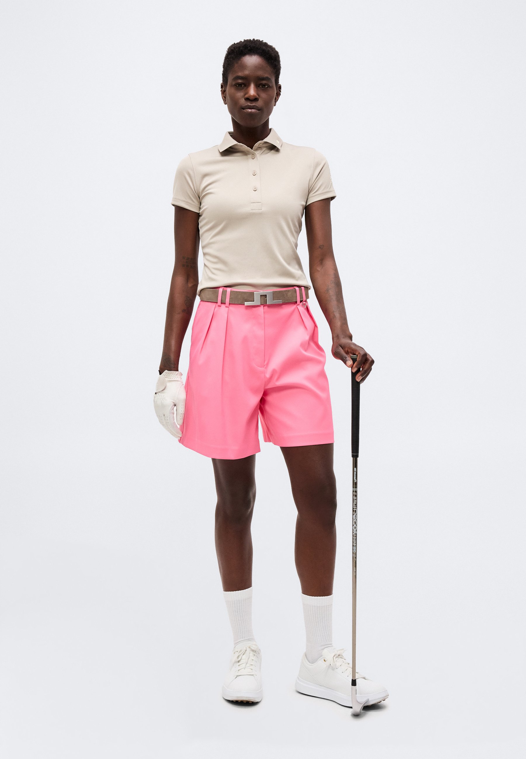 J.LINDEBERG Sports 30Y CARMEN LONG SHORTS - Sports shorts - azalea