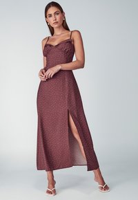 WILLA ALVA - Maxi šaty - tan based dot