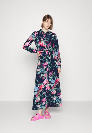 PCMARI ANKLE SHIRT DRESS - Vestito lungo - navy blazer
