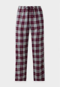 Избран, burgundy plaid