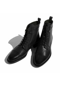 Scarosso TOTÒ EBANO - Botines con cordones - black calf