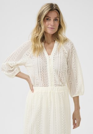 CRRUBBY - Button-down blouse - marshmallow