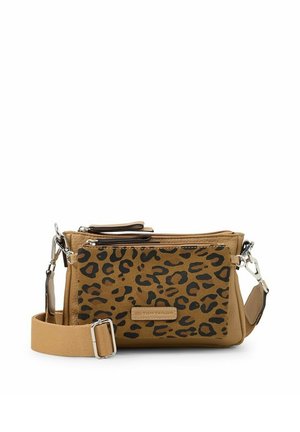 TOM TAILOR, TOM TAILOR BAGS TTJAMILA UMHÄNGETASCHE MIT LEO-MUSTER - Umhängetasche - leo brown