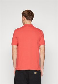 Calvin Klein BUTTON - Piké - baked apple