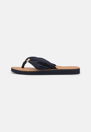 Tommy Hilfiger ELEVATED BEACH  - Sandalias de dedo - space blue