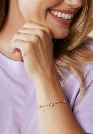 Lucardi, MODERN LOOK - Armband - gold-coloured white