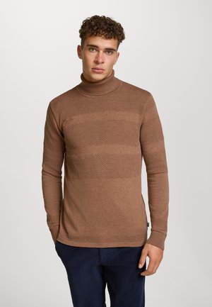 FISKER ROLL NECK - Maglione - monks robe mix