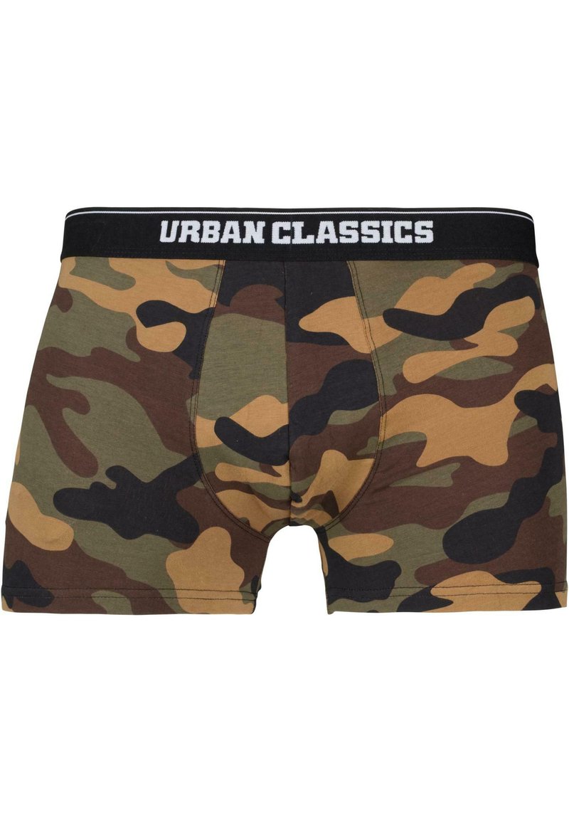 Urban Classics 5 PACK - Boxerbriefs - wd camo grn blk grey sw camo