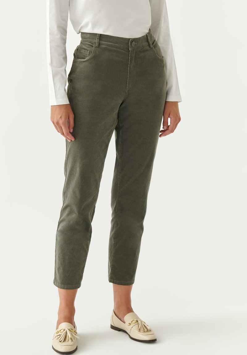 TATUUM ZORIA - Kalhoty - khaki