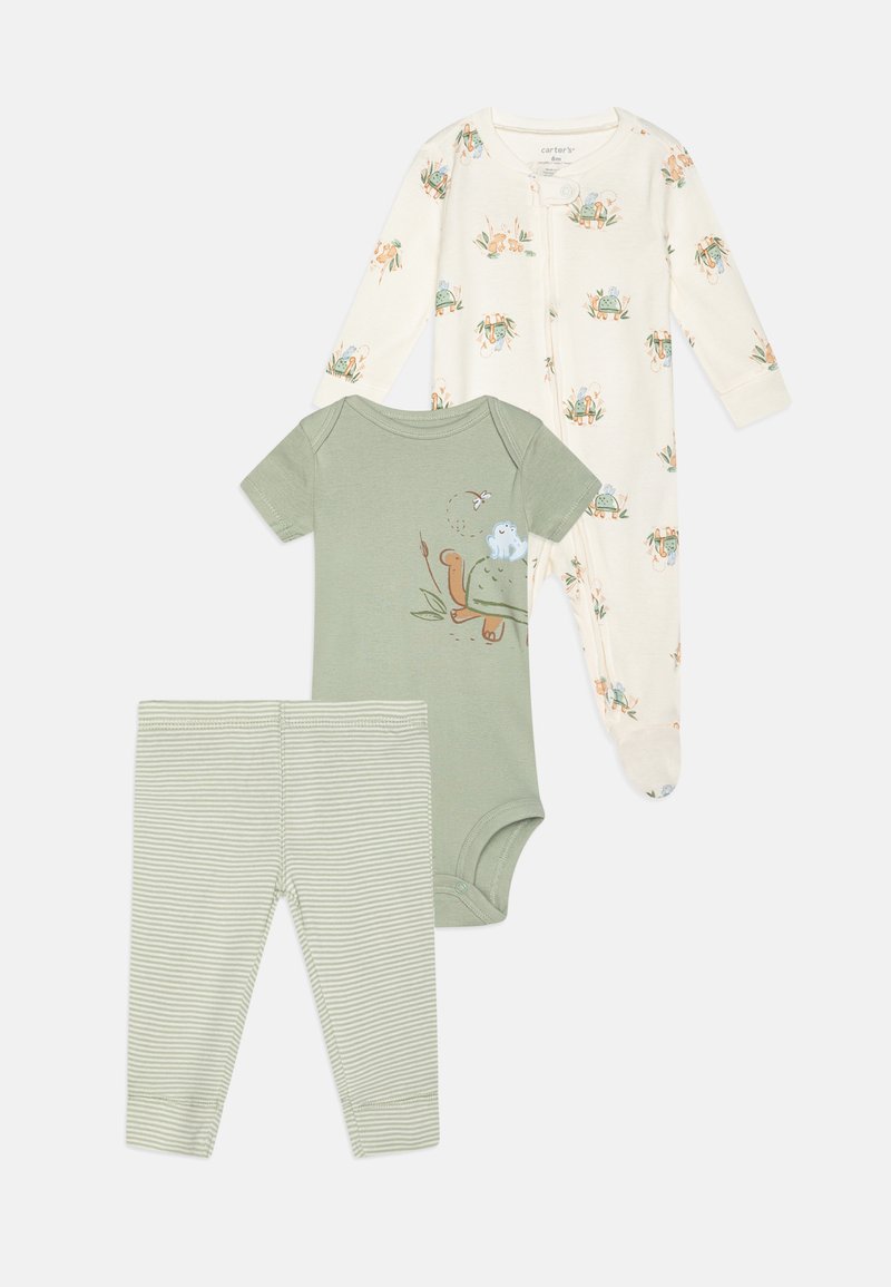 Carter's TURTLE SET - Potiskana majica - olive