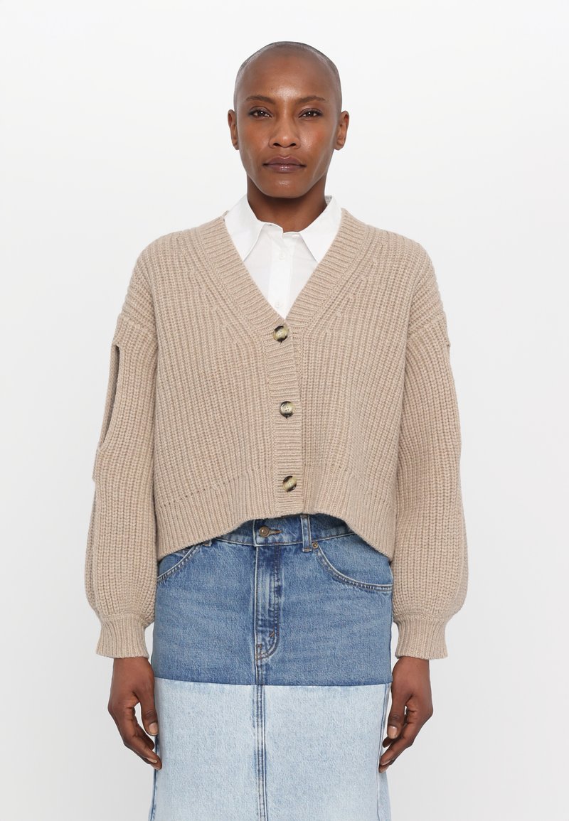 Nanushka - KAROLIN  - Chaqueta de punto - oatmeal, Ampliar