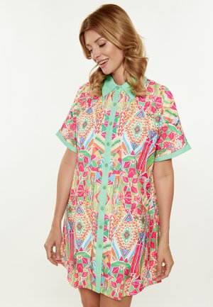 usha Abito a camicia - green multicolor