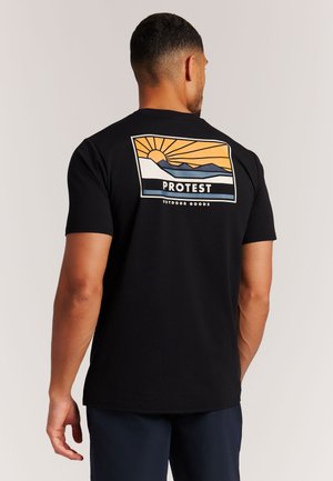 T-Shirt print - true black