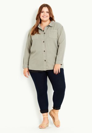 Giacca Di Jeans Dal Taglio Lungo E Oversize Con Maniche Lunghe Ed Effetto Sdrucito