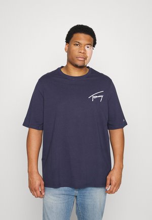 SIGNATURE TEE - T-shirt con stampa - twilight navy