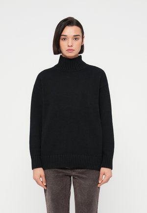 MOCKNECK - Pullover - black