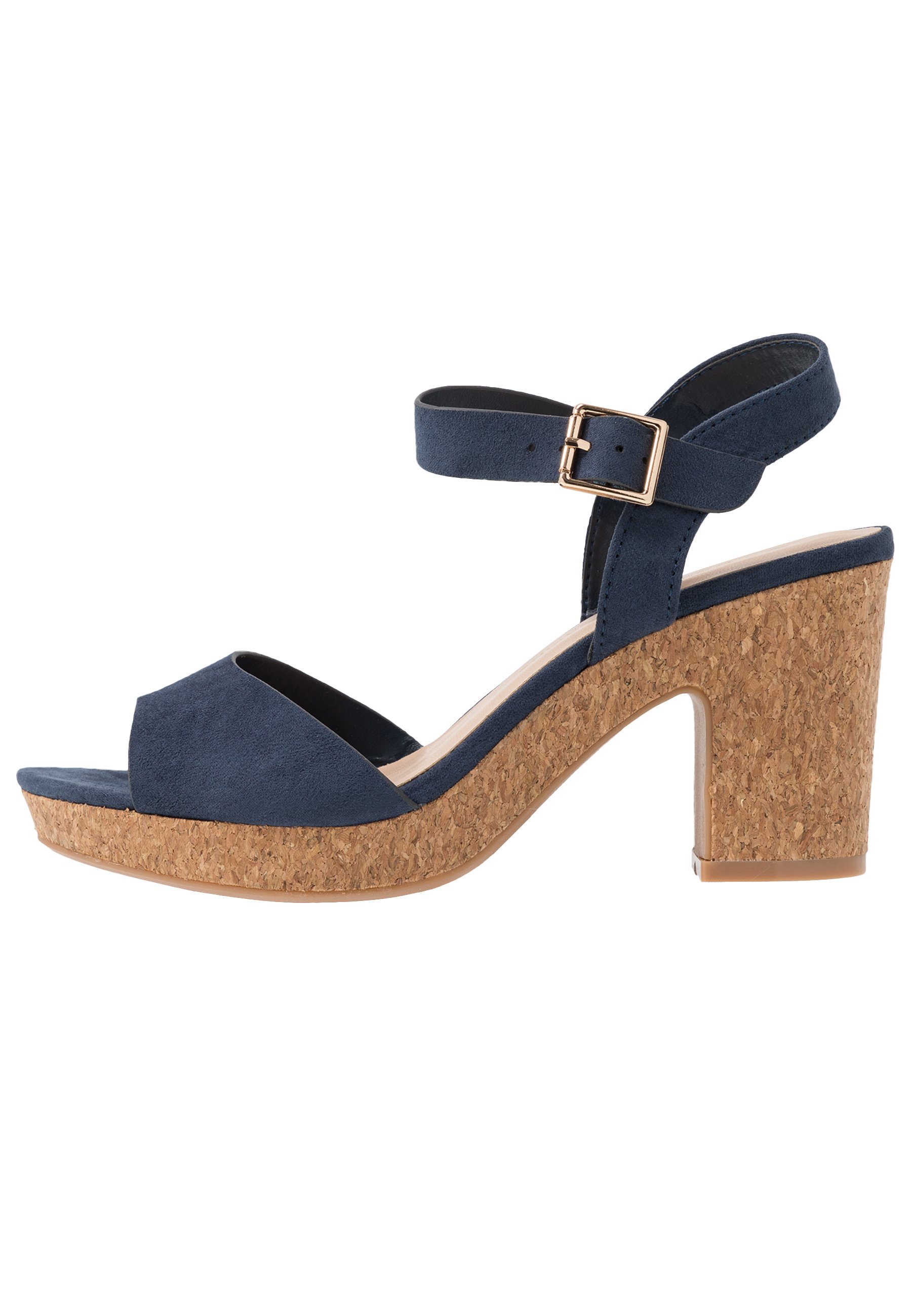 RHONDA NOTCH WEDGE Sandaletter navy RHONDA NOTCH WEDGE Sandaletter navy