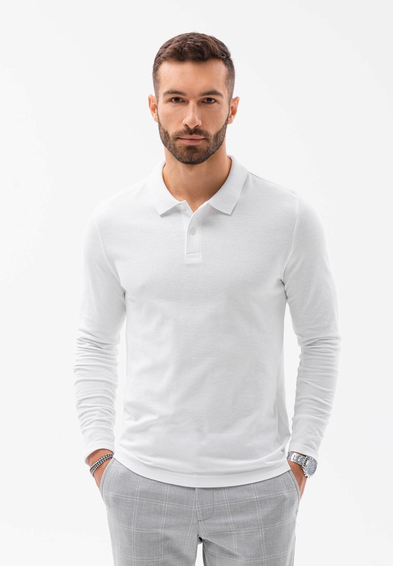 Ombre Poloshirt - white