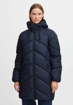 BYBOMINA - Zimný kabát - navy blazer