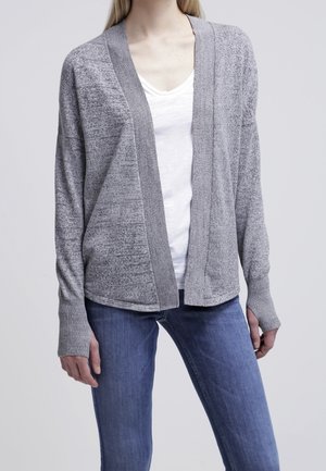 Bench Cardigan - mottled grey