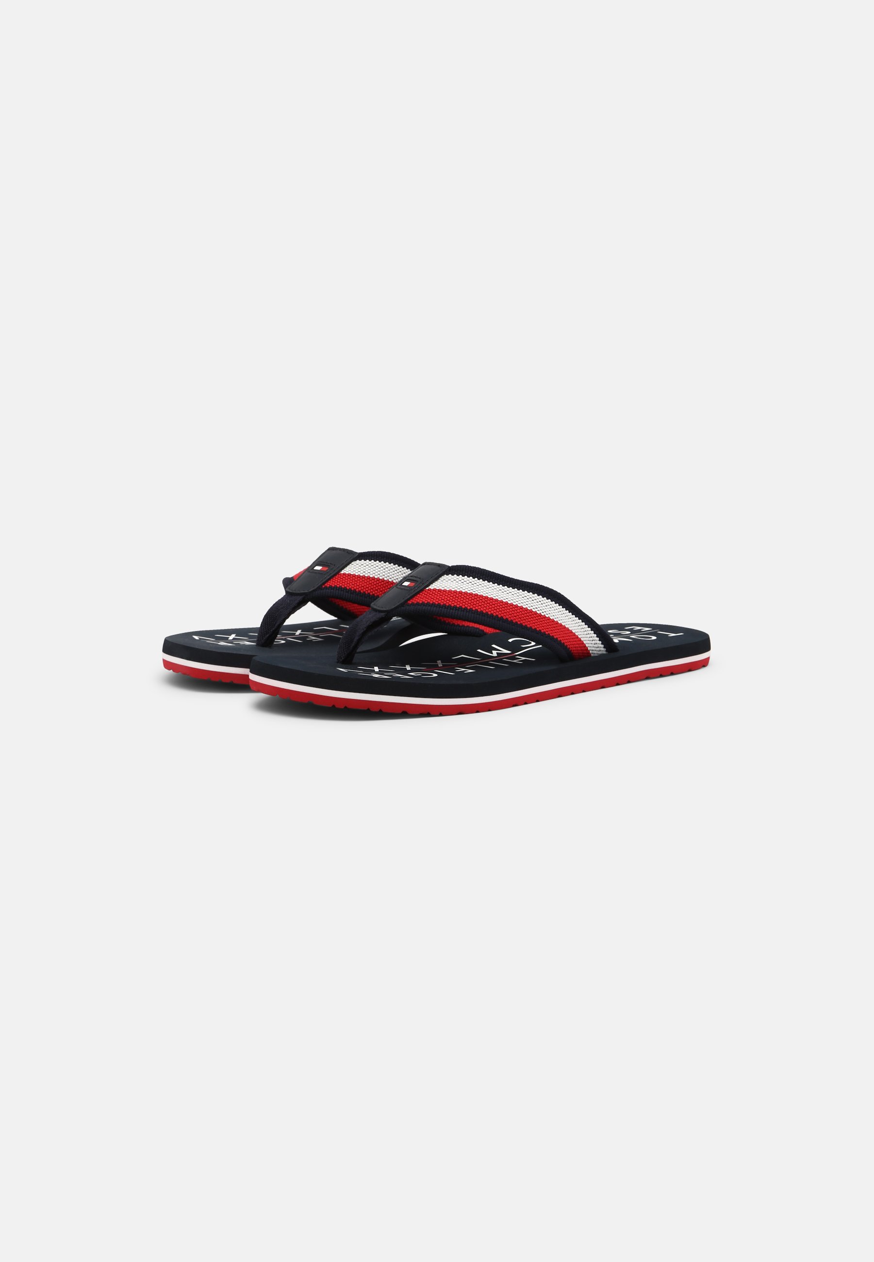 Tommy Hilfiger Sandalias de dedo - desert sky/azul marino - Zalando.es