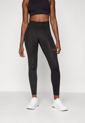 Montane Slipstream - Collant Da Trail Running Donna In Nylon Rigenerato (ECONYL) | Nero, Taglia 44 | Con Tasca Coscia E Vita Regolabile