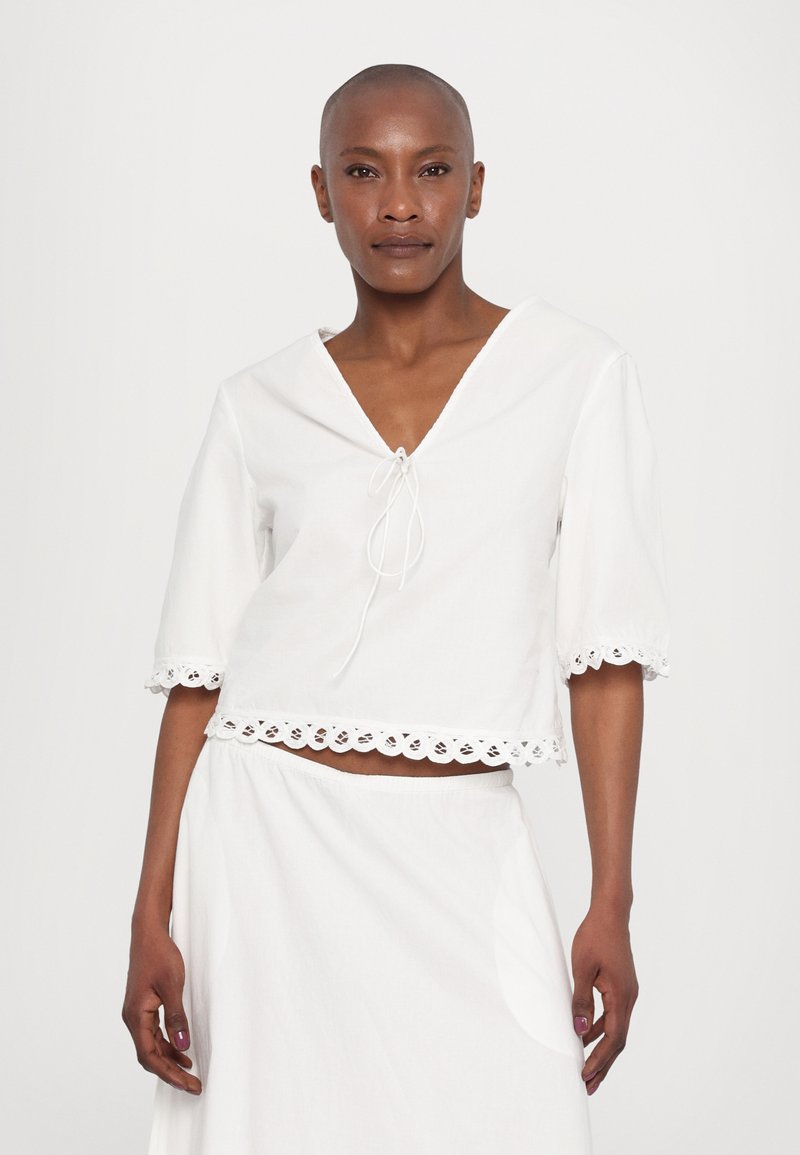 By Malene Birger ULRIKKE - Blouse - soft white/off-white - Zalando 