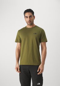 The North Face - SIMPLE DOME TEE - Print T-shirt - forest olive Thumbnail Image 1