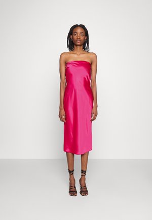 Gina Tricot TUBE MIDI DRESS - Cocktail φόρεμα / Φόρεμα για πάρτι - magenta