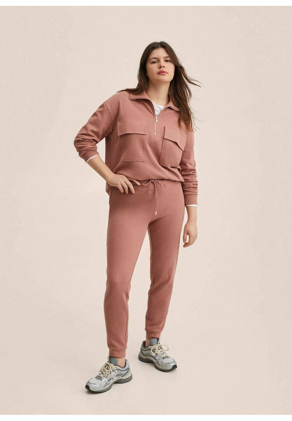 Mango PIQUE - Pantalon de survêtement - pink/rose - ZALANDO.FR
