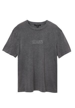 AllSaints WINGS TEE - T-shirt imprimé - washed black