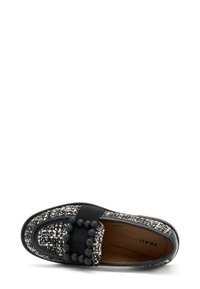 Frau Shoes TWEED  WITH ACCESSORY - Scarpe senza lacci - black